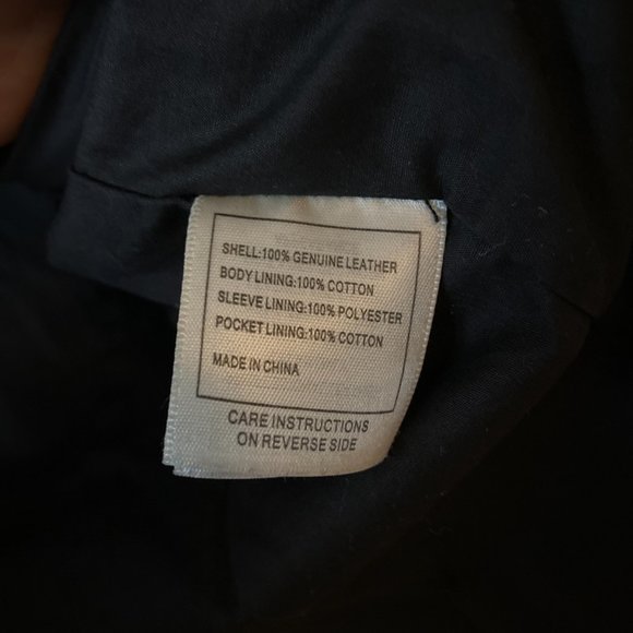 Genuine Leather TNT "June" Motorcyle Bomber Jacket - Picture 6 of 6